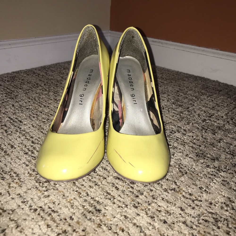 Yellow heels